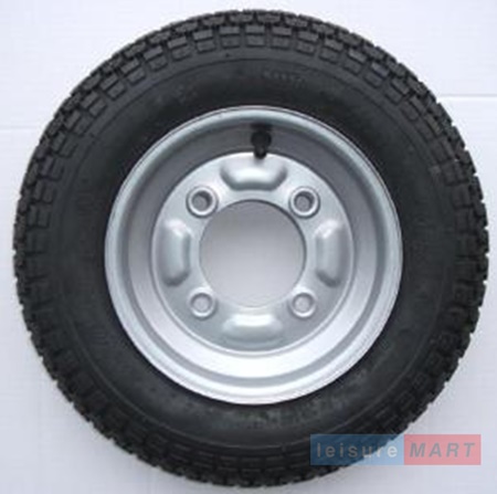 350 x 8 Wheel and Tyre 115mm PCD